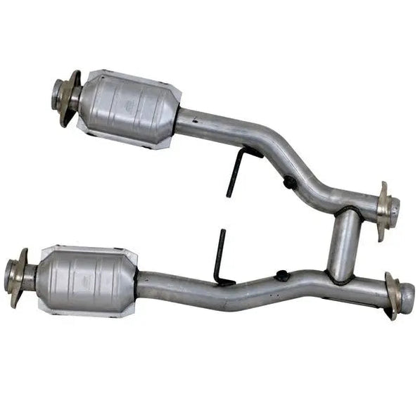 Ford Mustang GT Cobra 2-1/2 Short Catted Mid H-Pipe 96-04