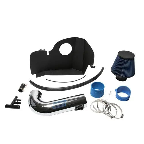 Ford Mustang GT Cold Air Intake Kit Powder Coated Chrome 15-17