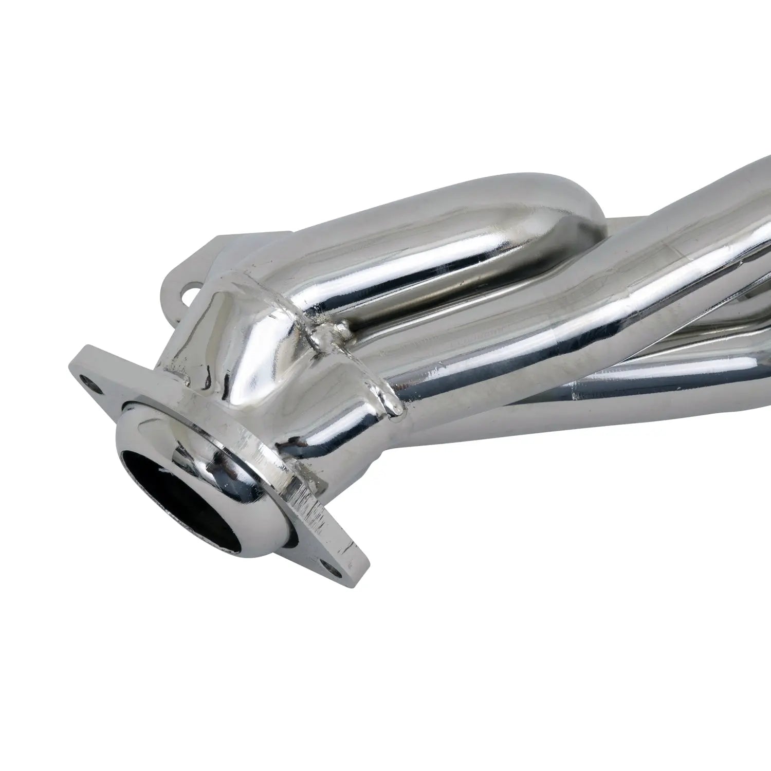 Ford F150 302 5.0 1-5/8 Shorty Exhaust Headers Polished Silver Ceramic 87-95