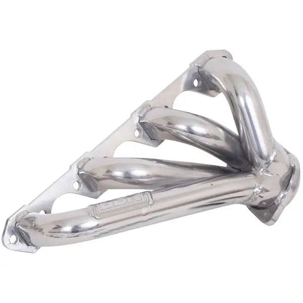 Ford F150 351 5.8 1-5/8 Shorty Exhaust Headers Polished Silver Ceramic 87-95