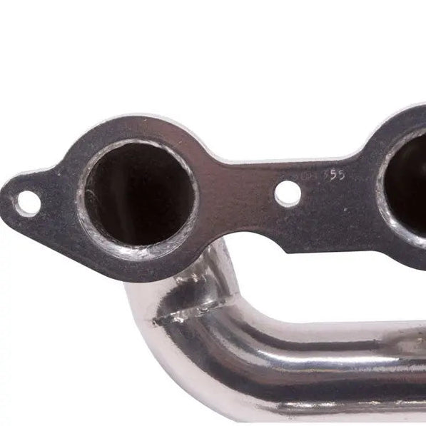 Chevrolet GM Truck SUV 6.0 1-3/4 Shorty Exhaust Headers Polished Silver Ceramic 99-13
