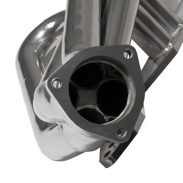 Chevrolet GM Truck SUV 5.0 5.7 1-5/8 Shorty Exhaust Headers Polished Silver Ceramic 96-99