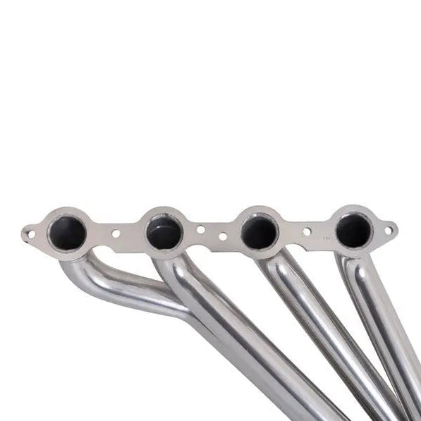 Chevrolet Camaro SS 1-7/8 Long Tube Exhaust Headers With High Flow Cats Polished Silver Ceramic 10-15