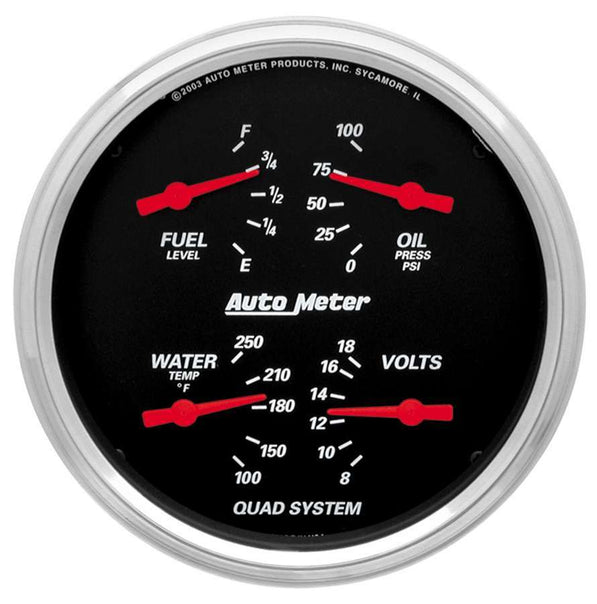 Traditional incandescent lighting illuminates around the perimeter of the dial