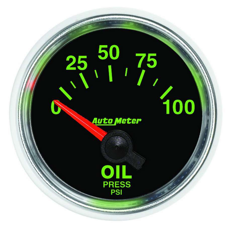GAUGE, OIL PRESSURE, 2 1/16
