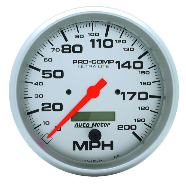 Traditional incandescent lighting illuminates around the perimeter of the dial