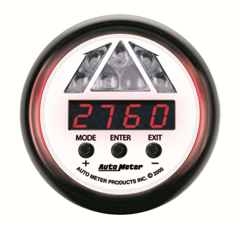 GAUGE, TACHOMETER, DIGITAL RPM W/ LED SHIFT LIGHT, PHANTOM