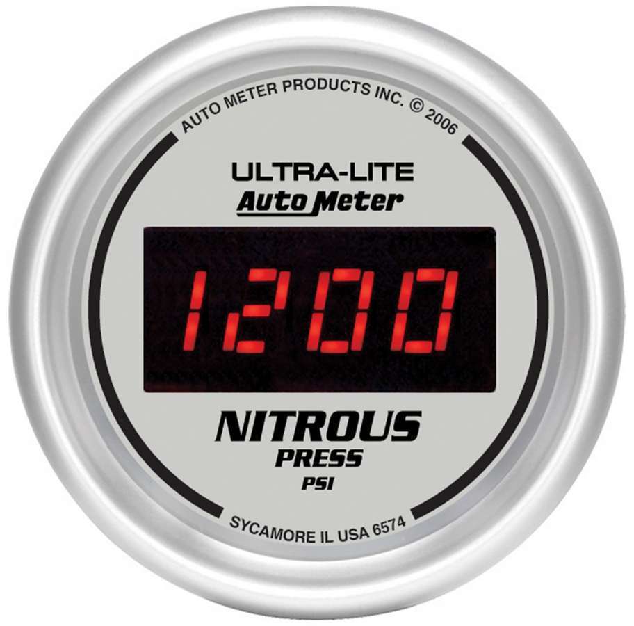 GAUGE, NITROUS PRESSURE, 2 1/16