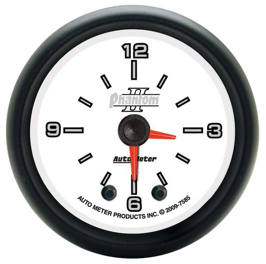 GAUGE, CLOCK, 2 1/16