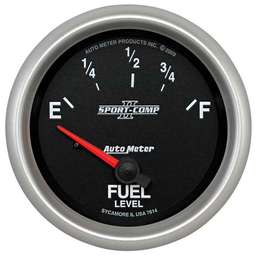 GAUGE, FUEL LEVEL, 2 5/8" , 0OE TO 90OF, ELEC, SPORT-COMP II