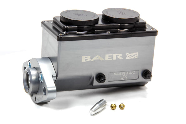 ReMaster 2-Bolt GM/Ford Master Cyl Assembly, Gray, 15/16in bore, Right port.