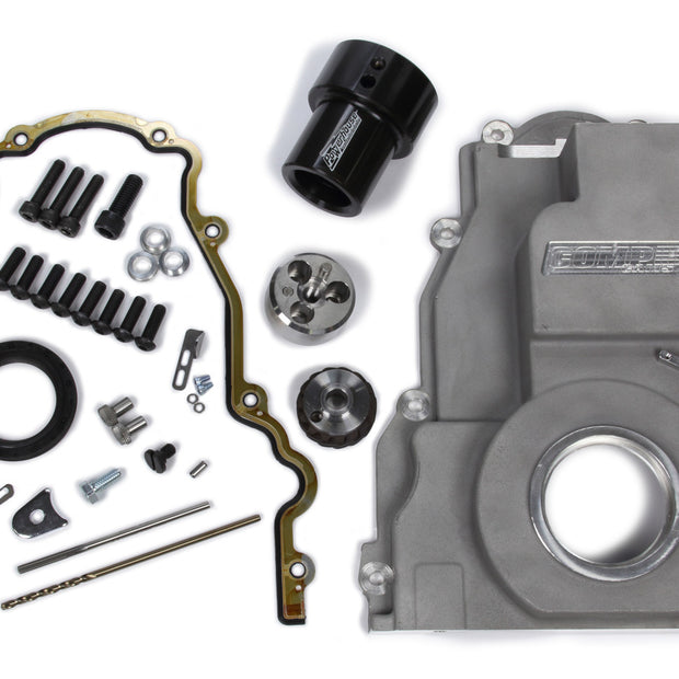 Front Distributor Drive Conversion Base Kit for GM LS Block
