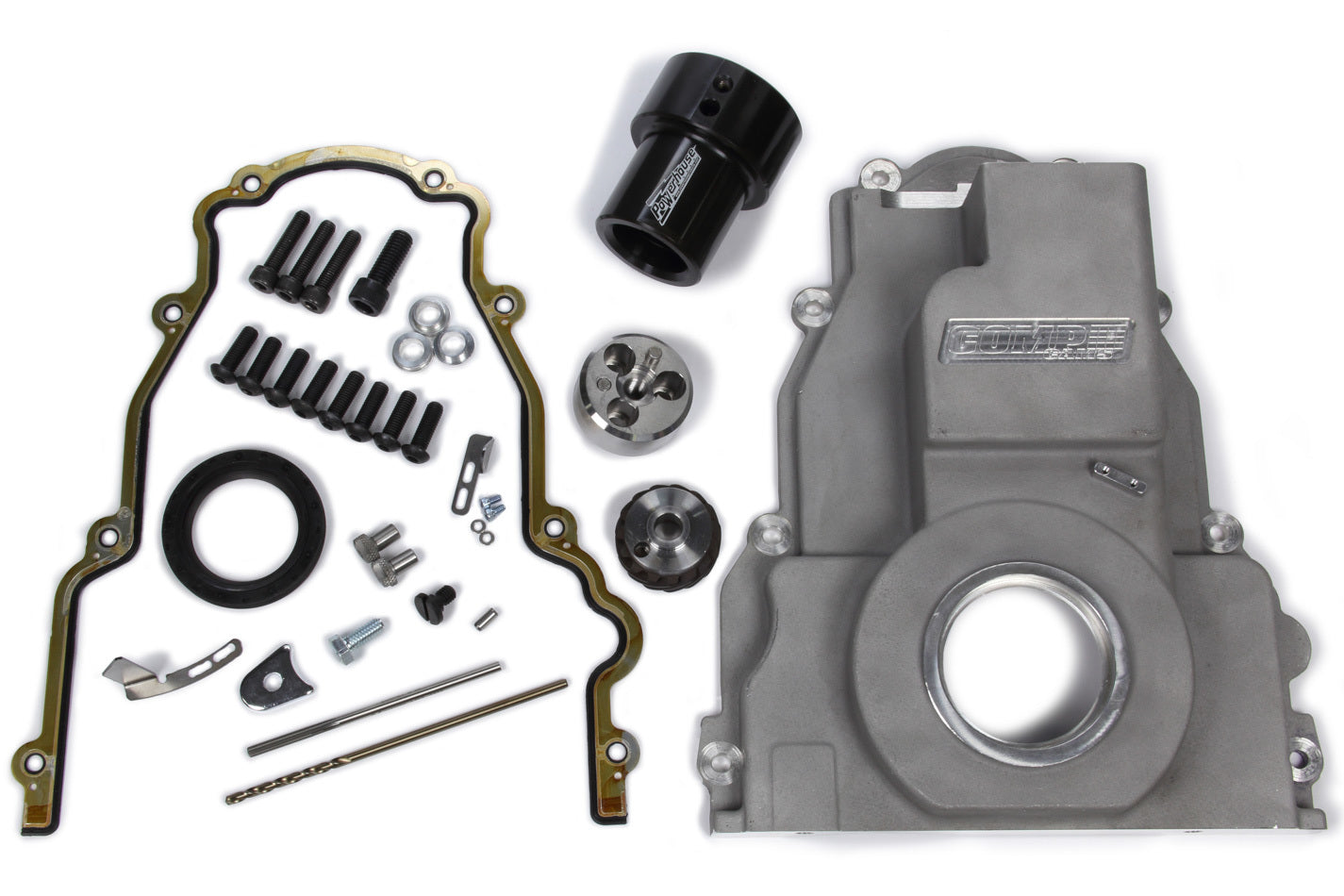 Front Distributor Drive Conversion Base Kit for GM LS Block