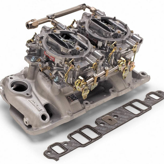 SBC Dual Quad Air Gap Kit - '86 & Prior