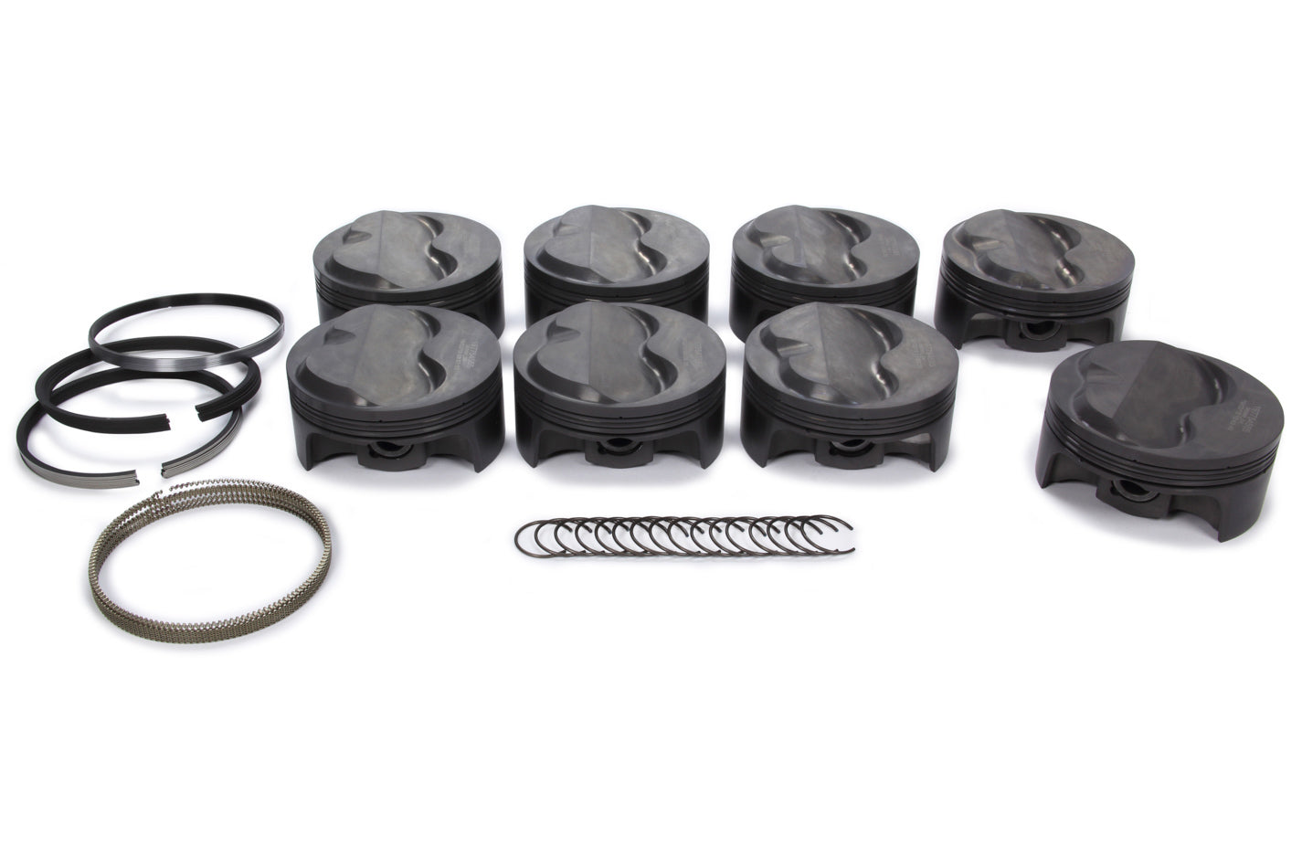 SBC PowerPak Piston Set 4.185 Bore  Domed +9cc