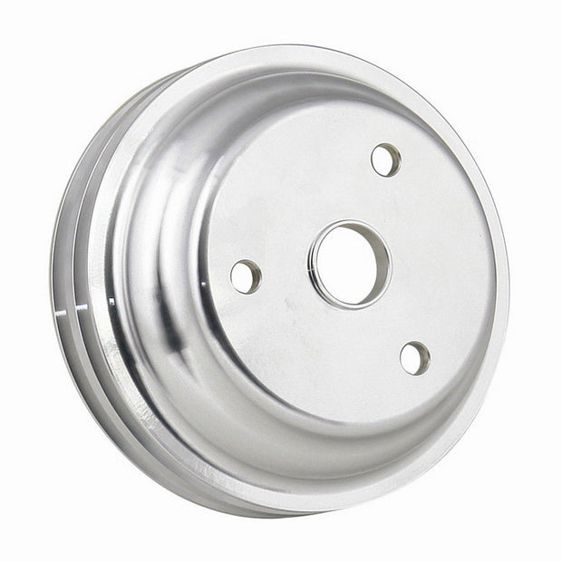 SBC Aluminum Pulley Double Groove Lwp
